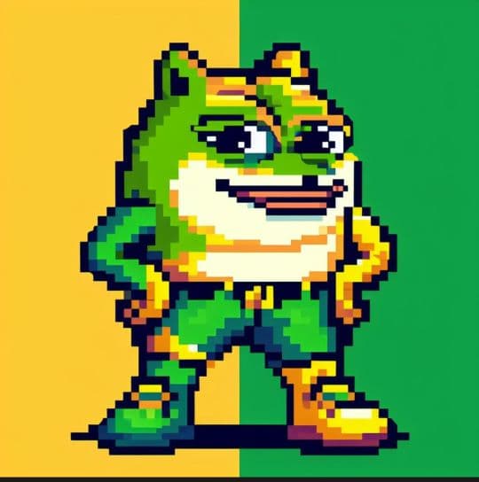 Pixel Pepe Doge image