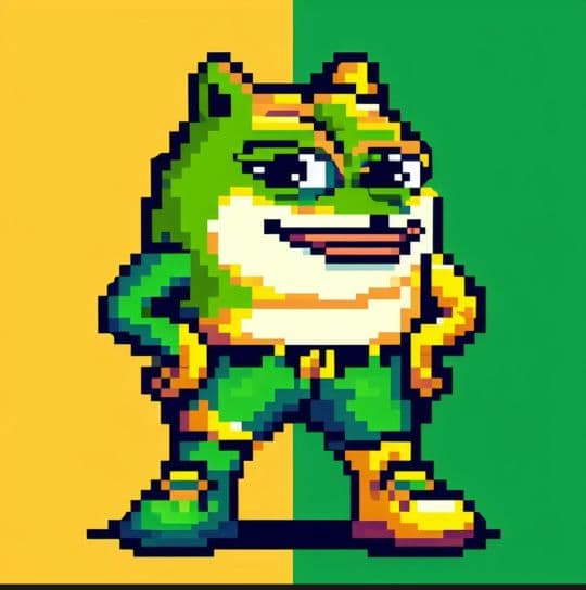 Pixel Pepe Doge image