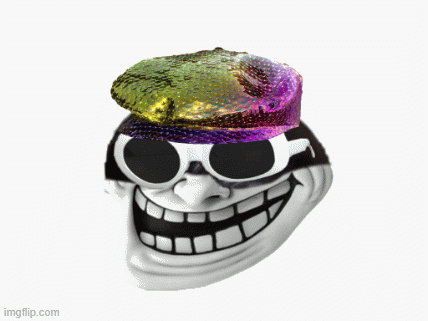 Web3.3D meme Troll Face NFT image